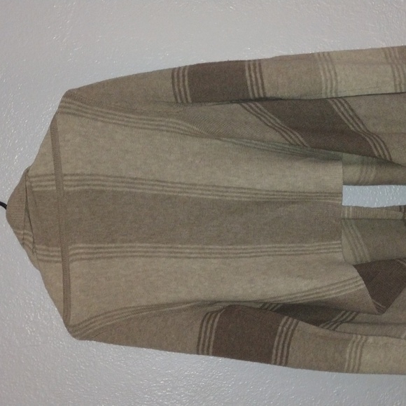 Eddie Baur Beige and Brown Striped Cardigan - Picture 6 of 7